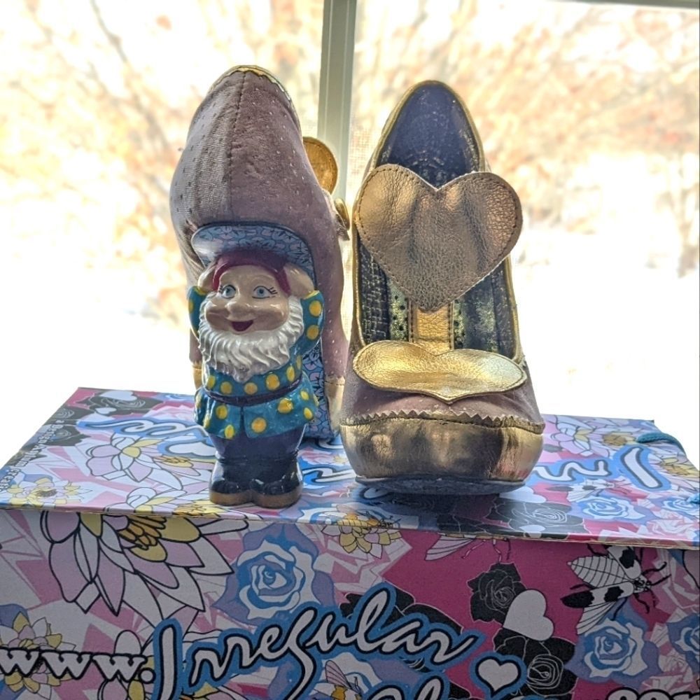RARE Irregular Choice Gnome Character Heels